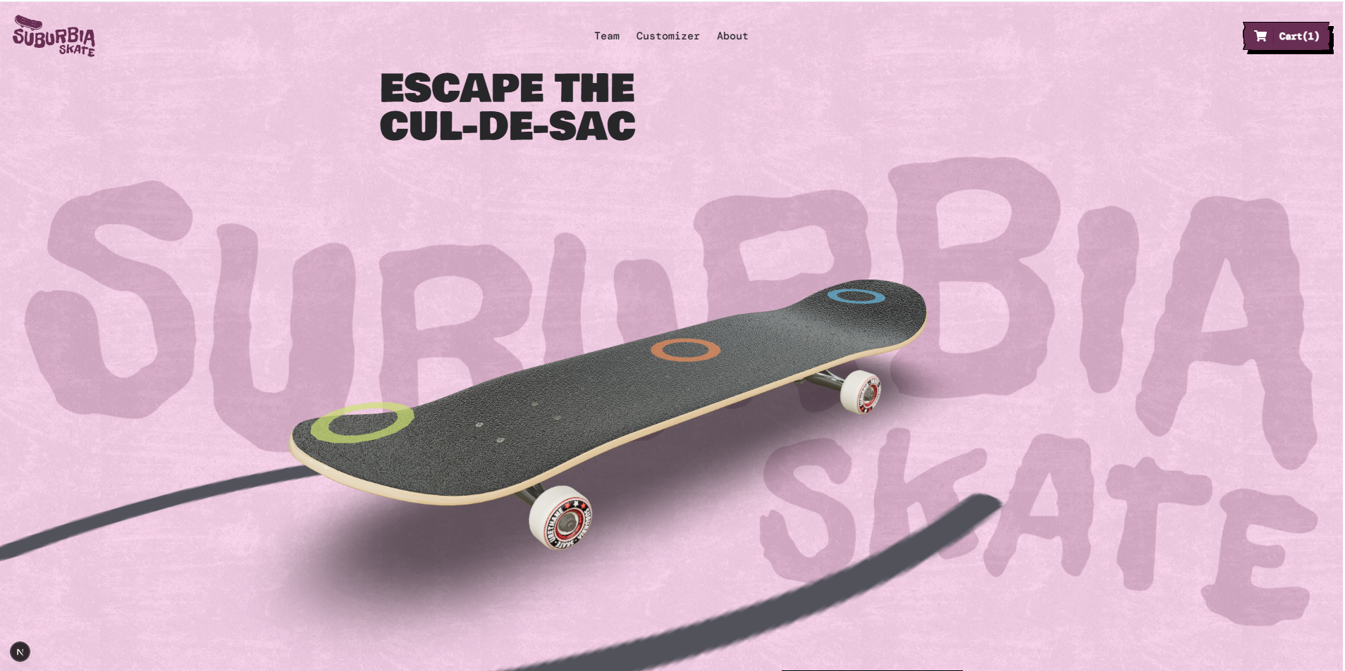 Suburbia - Skate Shop background