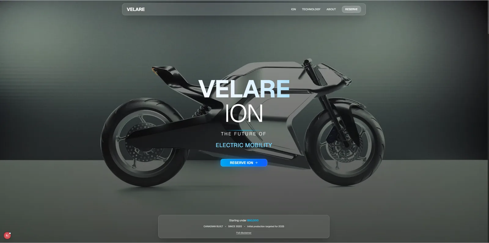 Velare, screen 3