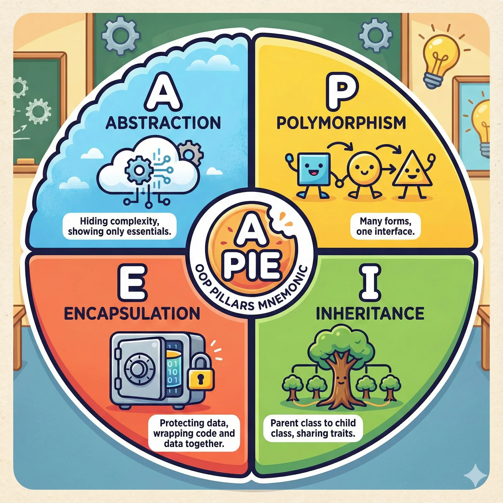 A PIE Mnemonic Poster