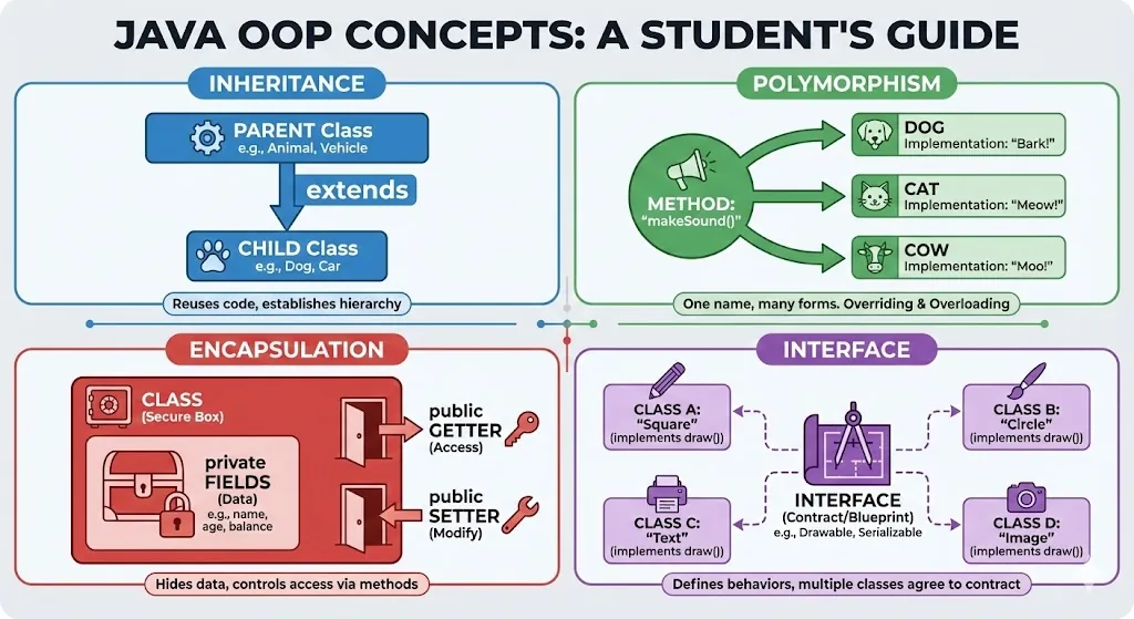 Java OOP Concepts Overview
